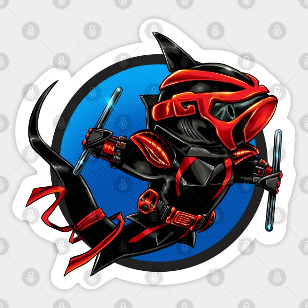 Night Thresher Sticker by ThirteenthFloor